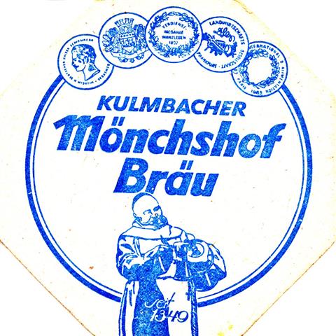 kulmbach ku-by mönchshof 8eck 5a (210-o 5 medaillen-blau) 